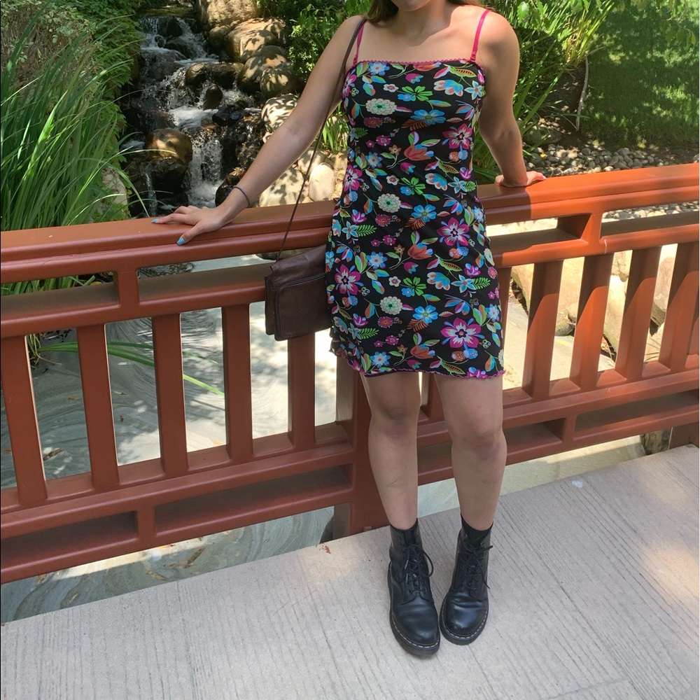 Guess Black Floral Dress - Picture 2 of 6